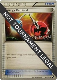 Energy Retrieval - 2012 (Shuto Itagaki) 92/114 World Championship Decks Pokémon card