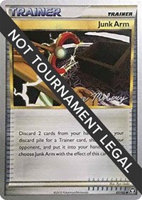 Junk Arm - 2012 (Chase Moloney) 87/102 World Championship Decks Pokémon card