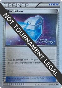 Max Potion - 2012 (Chase Moloney) 94/98 World Championship Decks Pokémon card