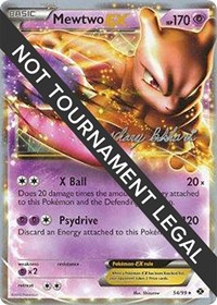 Mewtwo EX - 2012 (Zachary Bokhari) 54/99