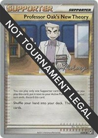 Professor Oak's New Theory - 2012 (Chase Moloney) 83/95 World Championship Decks Pokémon card
