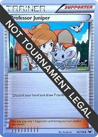 Professor Juniper - 2012 (Zachary Bokhari) 98/108 World Championship Decks Pokémon card
