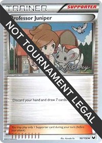 Professor Juniper - 2012 (Chase Moloney) 98/108 World Championship Decks Pokémon card