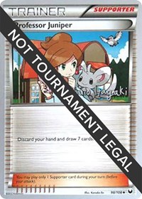 Professor Juniper - 2012 (Shuto Itagaki) 98/108 World Championship Decks Pokémon card