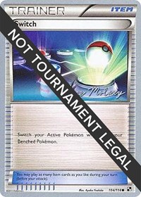 Switch - 2012 (Chase Moloney) 104/114 World Championship Decks Pokémon card