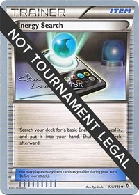 Energy Search - 2013 (Clement Lamberton) 128/149 World Championship Decks Pokémon card
