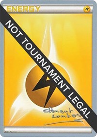 Lightning Energy - 2013 (Clement Lamberton) World Championship Decks Pokémon card