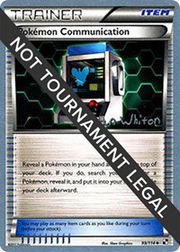 Pokemon Communication - 2013 (Ian Whiton) 99/114 World Championship Decks Pokémon card