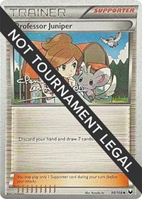 Professor Juniper - 2013 (Clement Lamberton) 98/108 World Championship Decks Pokémon card