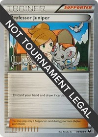 Professor Juniper - 2013 (Jason Klaczynski) 98/108 World Championship Decks Pokémon card