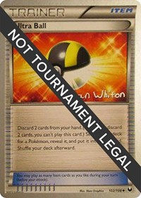 Ultra Ball - 2013 (Ian Whiton) 102/108 World Championship Decks Pokémon card