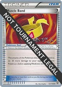 Muscle Band - 2014 (Haruto Kobayashi) 121/146 World Championship Decks Pokémon card
