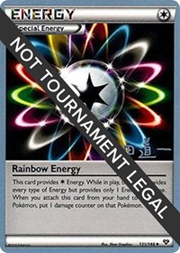 Rainbow Energy - 2014 (Michikazu Tsuda) 131/146 World Championship Decks Pokémon card