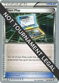 Town Map - 2014 (Trent Orndorff) 136/149 World Championship Decks Pokémon card