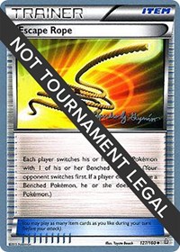 Escape Rope - 2015 (Alejandro Ng-Guzman) 127/160 World Championship Decks Pokémon card