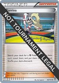 Korrina - 2015 (Alejandro Ng-Guzman) 95/111 World Championship Decks Pokémon card