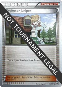 Professor Juniper - 2015 (Alejandro Ng-Guzman) 84/101 World Championship Decks Pokémon card