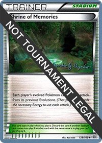 Shrine of Memories - 2015 (Alejandro Ng-Guzman) 139/160 World Championship Decks Pokémon card