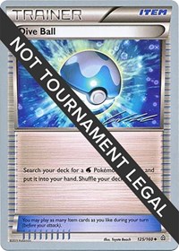 Dive Ball - 2016 (Cody Walinski) 125/160 World Championship Decks Pokémon card