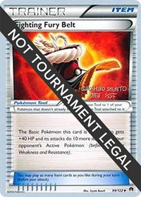 Fighting Fury Belt - 2016 (Shunto Sadahiro) 99/122 World Championship Decks Pokémon card