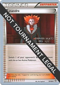 Lysandre - 2016 (Shunto Sadahiro) 78/98 World Championship Decks Pokémon card
