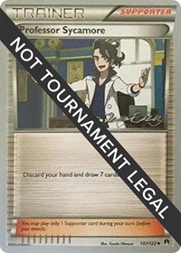 Professor Sycamore - 2016 (Jesper Eriksen) 107/122 World Championship Decks Pokémon card