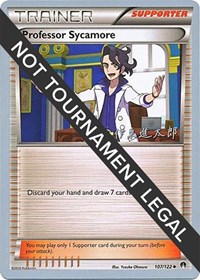 Professor Sycamore - 2016 (Shintaro Ito) 107/122 World Championship Decks Pokémon card