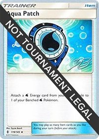Aqua Patch - 2017 (Zachary Bokhari) 119/145 World Championship Decks Pokémon card