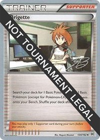 Brigette - 2017 (Zachary Bokhari) 134/162 World Championship Decks Pokémon card