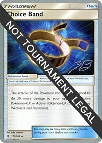 Choice Band - 2017 (Zachary Bokhari) 121/145 World Championship Decks Pokémon card