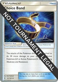 Choice Band - 2017 (Diego Cassiraga) 121/145 World Championship Decks Pokémon card