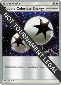Double Colorless Energy - 2017 (Diego Cassiraga) 136/149 World Championship Decks Pokémon card
