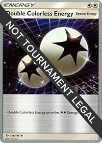 Double Colorless Energy - 2017 (Kabu Fukase) 136/149 World Championship Decks Pokémon card