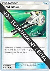 Field Blower - 2017 (Diego Cassiraga) 125/145 World Championship Decks Pokémon card
