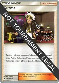 Guzma - 2017 (Zachary Bokhari) 115/147 World Championship Decks Pokémon card
