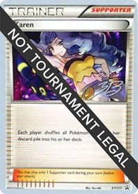 Karen - 2017 (Zachary Bokhari) XY177 World Championship Decks Pokémon card
