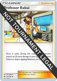 Professor Kukui - 2017 (Zachary Bokhari) 128/149 World Championship Decks Pokémon card