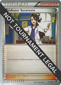 Professor Sycamore - 2017 (Kabu Fukase) 107/122 World Championship Decks Pokémon card
