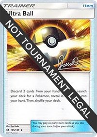 Ultra Ball - 2017 (Diego Cassiraga) 135/124 World Championship Decks Pokémon card