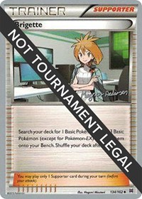 Brigette - 2018 (Magnus Pedersen) 134/162 World Championship Decks Pokémon card