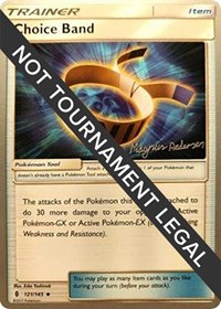 Choice Band - 2018 (Magnus Pedersen) 121/145 World Championship Decks Pokémon card
