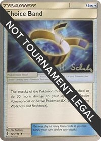 Choice Band - 2018 (Robin Schulz) 121/145 World Championship Decks Pokémon card