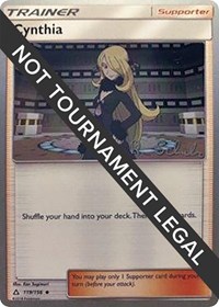 Cynthia - 2018 (Robin Schulz) 119/156 World Championship Decks Pokémon card