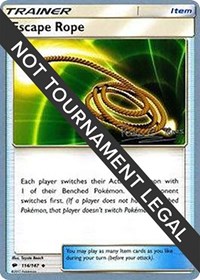 Escape Rope - 2018 (Pedro Eugenio Torres) 114/147 World Championship Decks Pokémon card