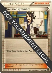 Professor Sycamore - 2018 (Magnus Pedersen) 107/122 World Championship Decks Pokémon card