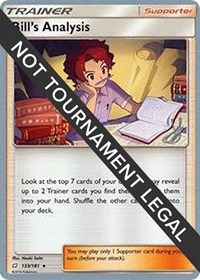 Bill's Analysis - 2019 (Henry Brand) 133/181 World Championship Decks Pokémon card
