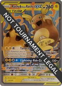 Raichu & Alolan Raichu GX - 2019 (Haruki Miyamoto) 54/236
