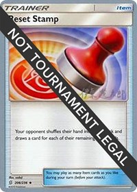 Reset Stamp - 2019 (Shintaro Ito) 206/236 World Championship Decks Pokémon card