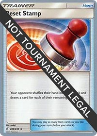 Reset Stamp - 2019 (Haruki Miyamoto) 206/236 World Championship Decks Pokémon card
