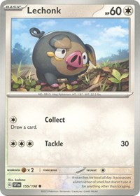 Lechonk 155/198 · Reverse Holo